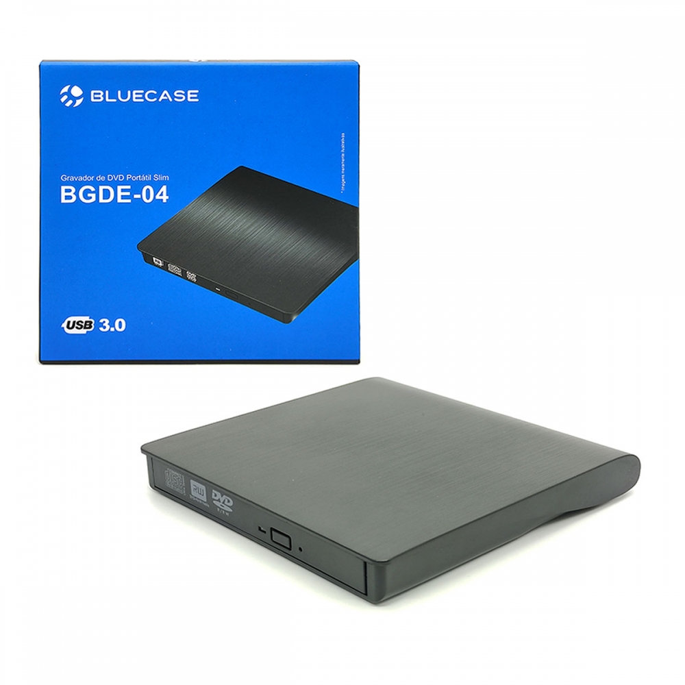 Leitor Cd/Cd-RW/Dvd Externo Slim USB 2.0 Preto LG