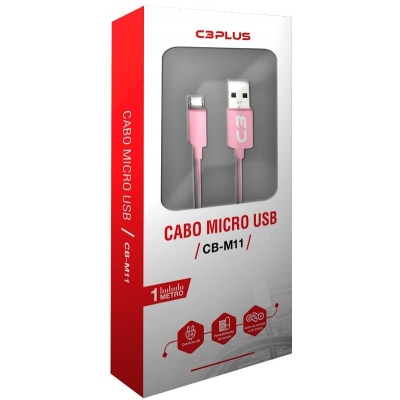 CABO USB-MICRO USB 1M 2A CB-M11PK C3PLUS