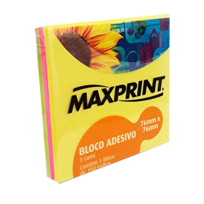 BLOCO ADESIVO MAXPR M NEON MAX 1 PC